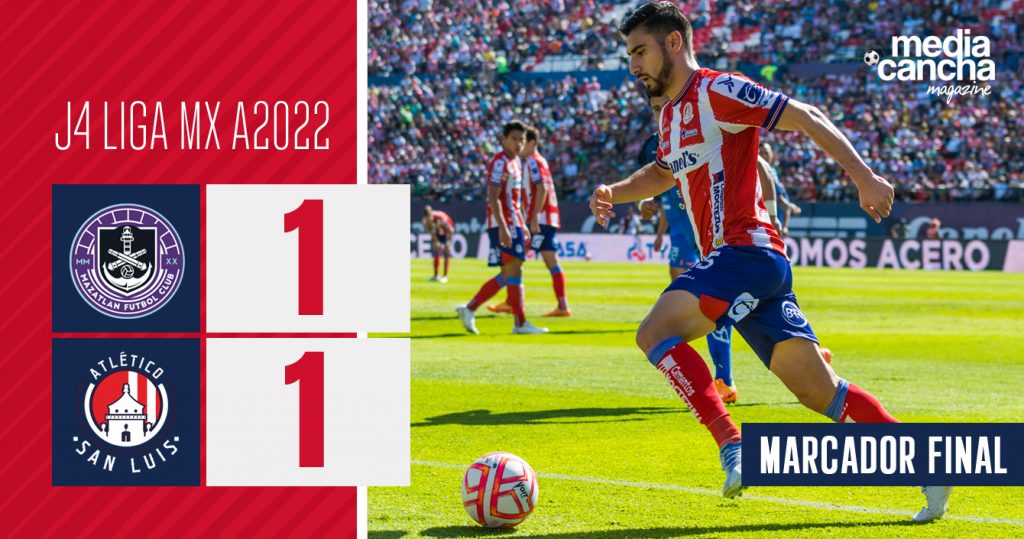 Atlético de San Luis divide unidades en la Jornada 4 de la Liga Mx ...
