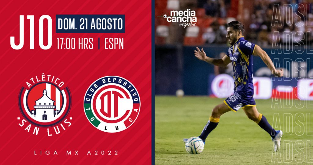 Jornada 10 A2022, Atlético de San Luis vs Toluca – Media Cancha SLP