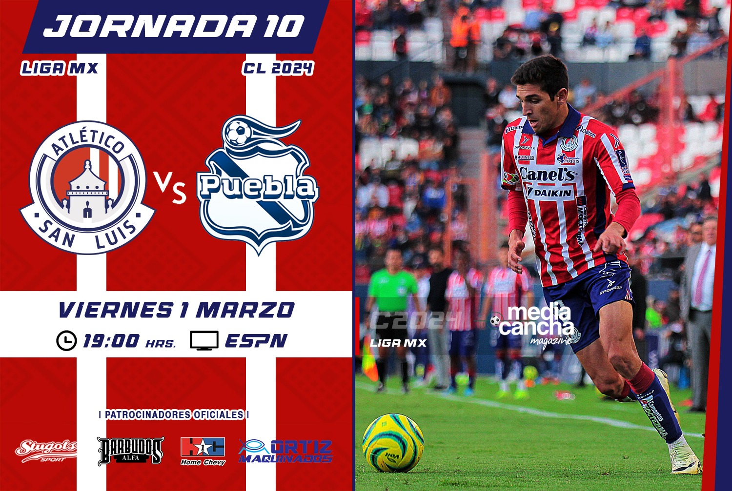 Jornada 10 C2024, Atlético de San Luis vs Puebla – Media Cancha SLP